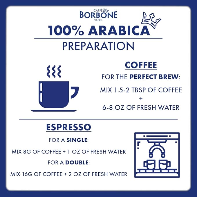 Caffè Borbone Whole Bean Coffee Medium Roast 100% Arabica Blend Aromatic and Refined Italian Coffee 2.2 lb Bag