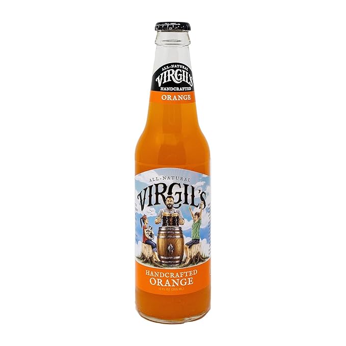 Virgil's Orange Cream 6-4pk Glass