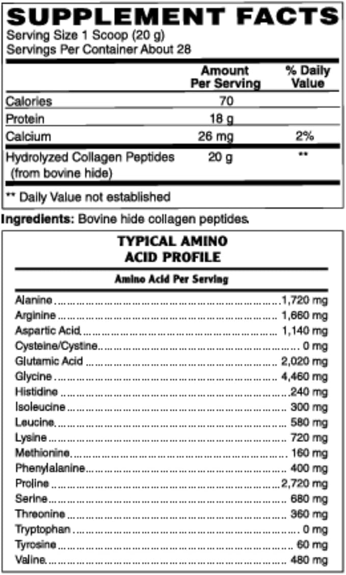 Collagen Peptides- Unflavored (Small)