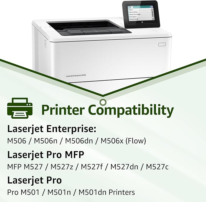 greencycle CF287X 87X Compatible Black Toner Cartridge Replacement for HP 87X 87A CF287X CF287A for HP LaserJet Enterprise M506 M506dn M506n Pro M501 M501dn M506 M506x M527 M527dn Printer Ink 1-Pack