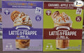 Frozen Bean Latte Frappe Mix Cinnamon Roll &amp Caramel Apple Strudel 8.4oz 240g (Two Boxes)