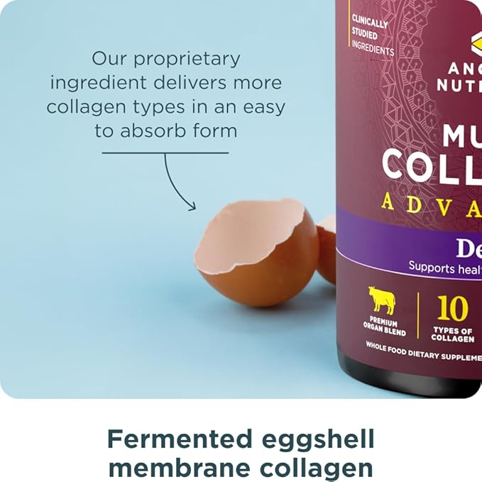 Ancient Nutrition Advanced Multi Collagen Protein Powder Cleanse &amp Detox Unflavored 36 Servings