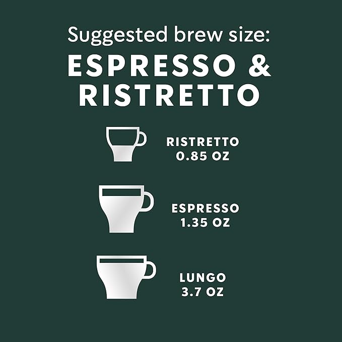 Starbucks by Nespresso Original Line Single-Origin Colombia Medium Roast Coffee 50-count Espresso Pods
