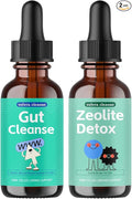 Complete Kit - Intestinal &amp Liver Support with Zeolite Detox Drops for Immune Boost Energy &amp Family Wellness 30-Day Supply for Adults &amp Kids