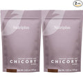 FARMASi 2 PACK Nutriplus Instant Coffee and Chicory Blend Medium Roast Low Caffeine Coffee Alternative Vegan Soluble Beverage with Chicory Root 3.53 oz Each
