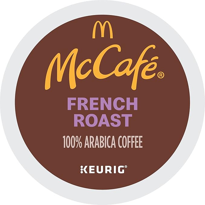 McCafe French Roast Single Serve Coffee Keurig K-Cup Pods Dark Roast 60 Count (6 Packs of 10)