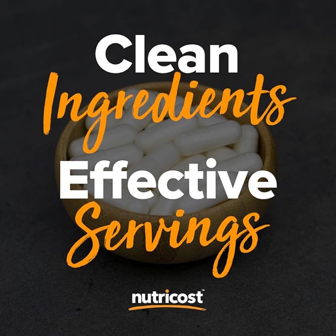 Nutricost L-Citrulline 750mg 180 Capsules (2 Bottles)