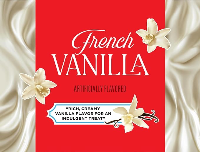 Community Coffee French Vanilla Flavored Medium Roast Pre-Measured Coffee Packs 3.0 Ounce Each (Box of 20)