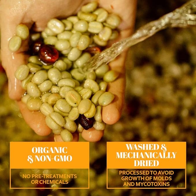 Dark French Low Acid Coffee (Ground) - 100% Organic Ingredients - Up to 90% Less Acid