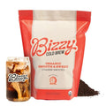 Bizzy Organic Cold Brew Coffee | Smooth &amp Sweet Blend | Coarse Ground Coffee | Medium Roast | Micro Sifted | Specialty Grade | 100% Arabica | 2 LB