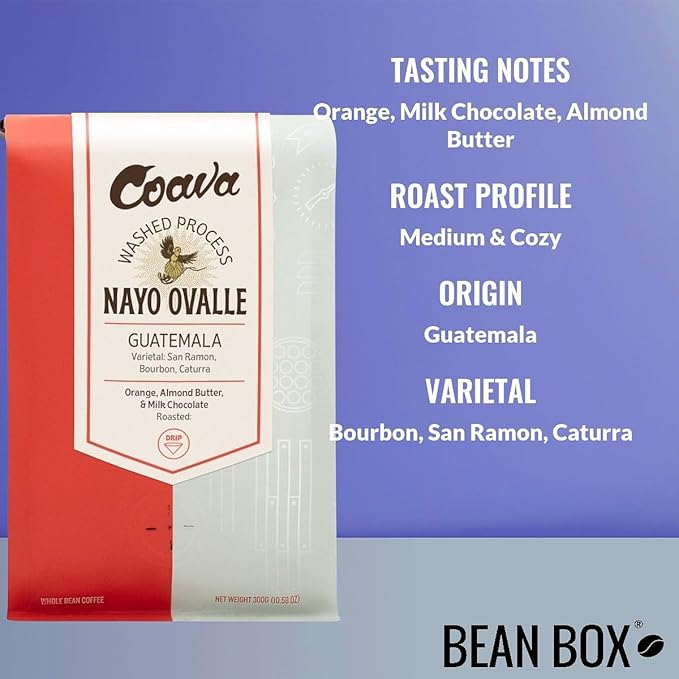 Bean Box Sampler - Roasted by Coava Roasters 3-Pack Whole Bean Coffee Gourmet Coffee