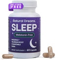 Univera Natural Dreams Melatonin-Free Gentle Sleep Support Natural Sleep Maizinol Valerian Root Chamomile Flower GABA Magnesium - 60 Capsules