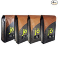 JO COFFEE: Ground Coffee Bundle Morning Jo Breakfast Blend Wild Jo Dark French Roast Coffee Colombia Jo Medium Roast New York Jo Signature Blend 2lb Each USDA &amp Fair Trade Certified Gluten-