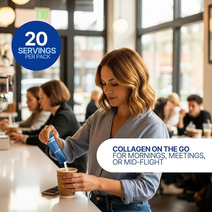 The Intelligent Health Hydrolysed Collagen Powder (Bovine) - High Protein Grass Fed Unflavoured Peptides - Collagen Supplements for Women | Gluten Free Paleo &amp Keto Friendly (Stick Pack (30))