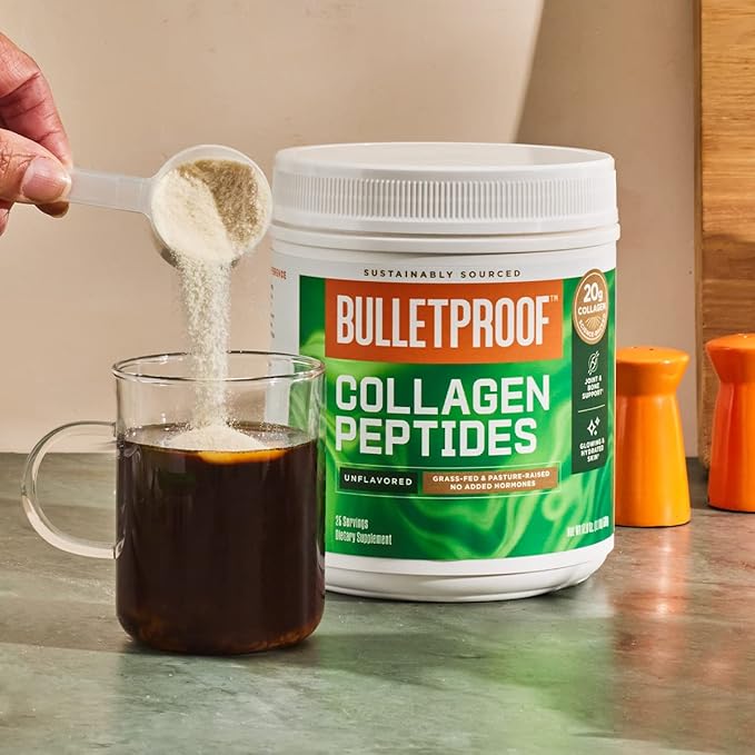 Bulletproof Duo Kit | Collagen Peptides Protein Powder for Skin Bones and Joints — 18g Protein 17.6 Oz &amp InnerFuel Prebiotic Fiber Powder for Gut Gas Relief Digestive Health and Immune Support