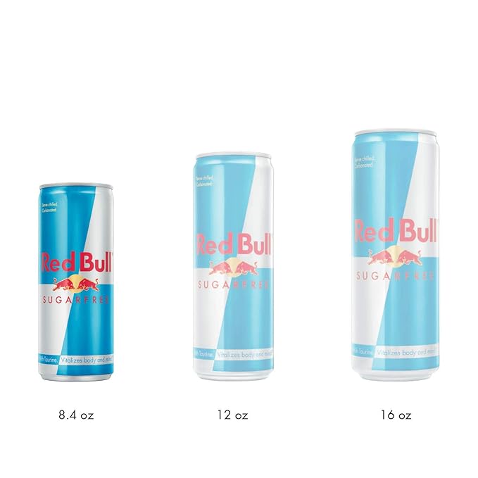 Red Bull Sugar Free Energy Drink 8.4 Fl Oz 24 + 24 Cans