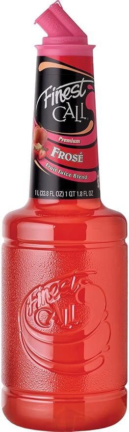 Finest Call Premium Frosé Drink Mix 1 Liter Bottle (33.8 Fl Oz) Individually Boxed in Ecommerce Protective Packaging