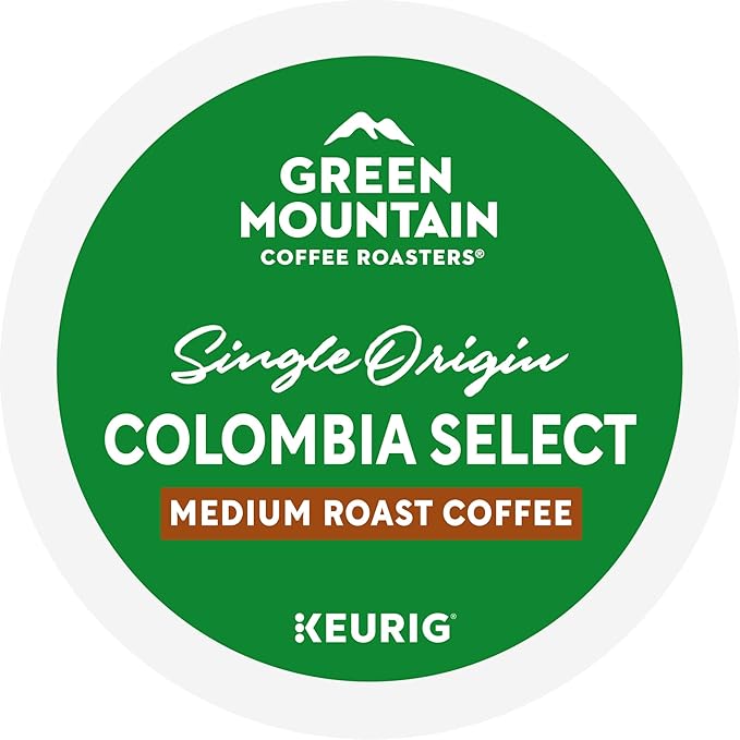 Green Mountain Coffee Roasters Colombia Select Coffee Keurig Single-Serve K-Cup Pods Medium Roast Coffee 96 Count