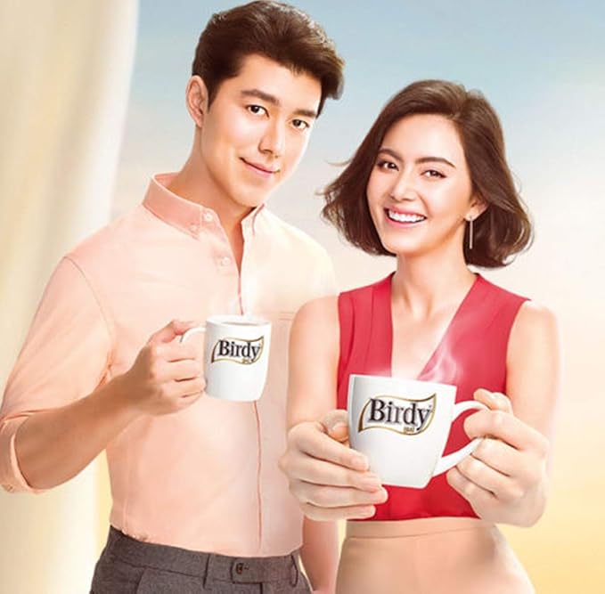 Birdy 3 in 1 Robusta Thai instant coffee mix roasted &amp ground 16.5g x 27 sachets
