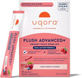 Uqora Flush Advanced+ - Helps Reduce Risk of Recurrent UTI** - with Cranberry D-Mannose Vitamin C Vitamin B6 &amp Potassium - Gluten-Free &amp Vegan - Triple Berry Flavor - 10 Packets (1 Pack)