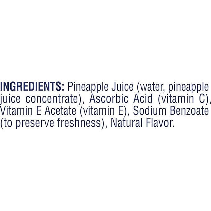Ocean Spray 100% Pineapple Juice 7.2 oz Cans (Pack of 24)