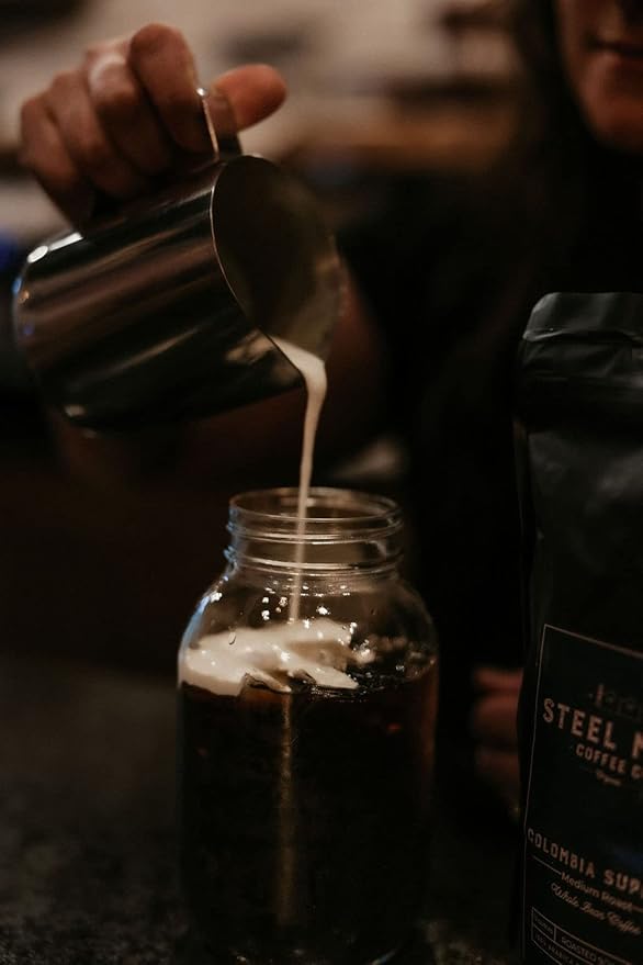 Steel Mill Coffee Co. Ghost Pumpkin Spice Ground Coffee 2 LB Bag | Seasonal Fall Coffee with White Chocolate &amp Pumpkin Pie Notes | Medium Roast 100% Arabica Sugar-Free