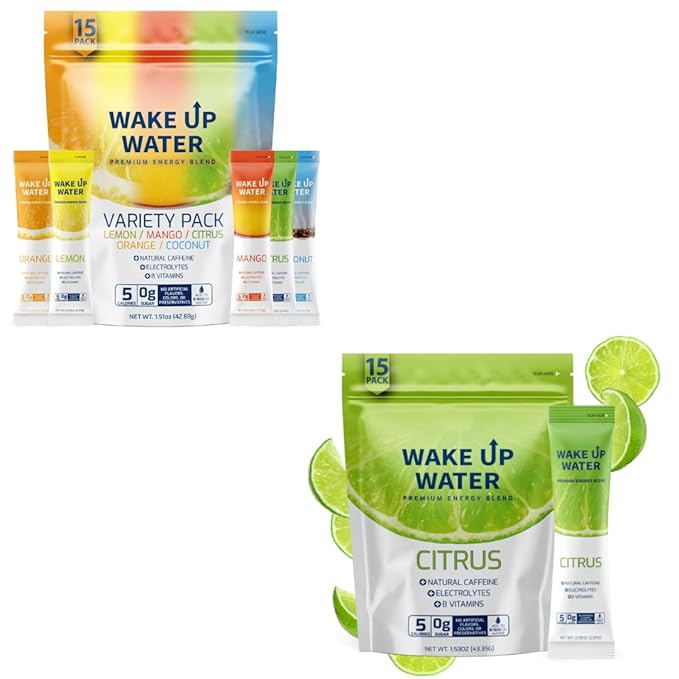 Variety + Citrus (15+15 Pack) - Energy + Hydration Packets