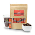 Cusa Tea &amp Coffee | Premium Instant Medium Roast | Rainforest Alliance Certified Arabica Beans | Hot or Cold Brew Drink Mix Packets (30 Single Servings)