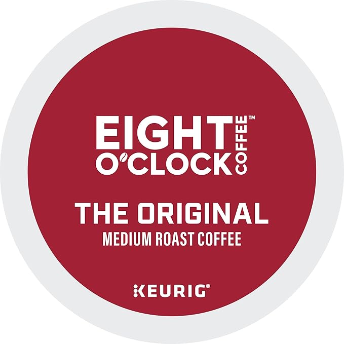 Eight O'Clock Coffee The Original Single-Serve Keurig K-Cup Pods Medium Roast Coffee Pods 96 Count