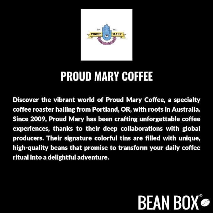 Bean Box Sampler - Roasted by Proud Mary 3-Pack Freshly Ground Gourmet Coffee