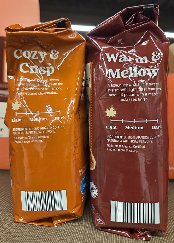 Generic Barissimo Pumpkin Spice &amp Maple Pecan Pie Light Roast Ground Coffee 12oz 340g (Two Bags)