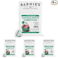 BARNIE'S COFFEE TEA CO. Single Serve K cups for Keurig Brewers Medium Roast Arabica Coffe Beans Decaf Santa's White Christmas 22 Count (Pack of 4)