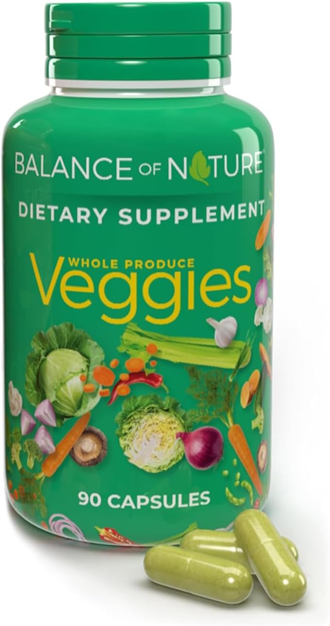 Balance of Nature Whole Veggies Supplement with Superfood Vegetables