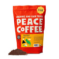 Peace Coffee Guatemala Single Origin Ground Dark Roast Coffee 5 lb Organic Fair Trade Smooth Deep Flavor Shade Grown Fresh Roasted