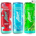New Alani Energy Drinks Lime Slush Cherry Slush Blue Slush Variety Pack Sugar-Free Low-Calorie Energy Boost Drink 12 fl oz (Pack of 6)