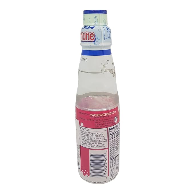 Kimura Ramune Japanese Marble Soft Drink Lychee 6.76 Ounce (Pack Of 18)