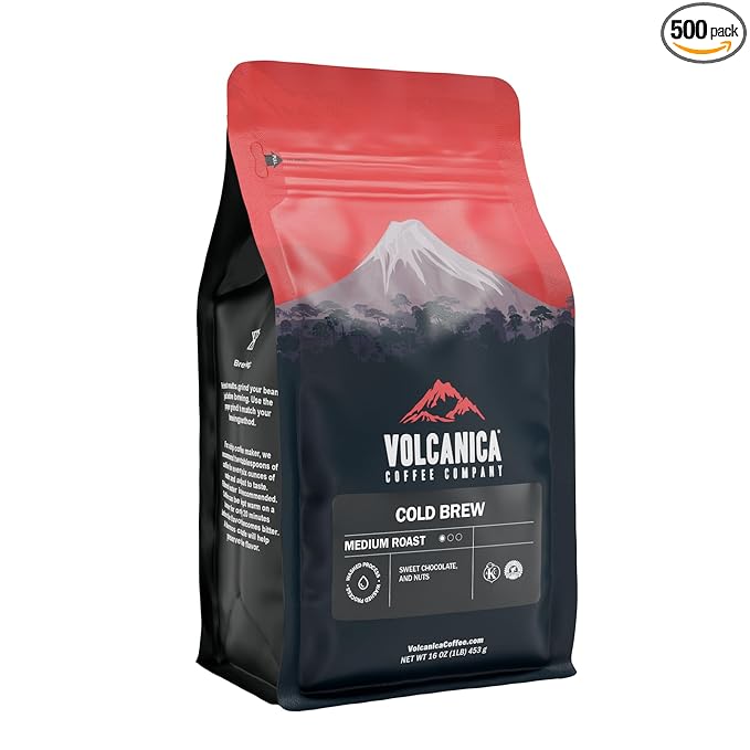 Cold Brew Coffee Ground Fresh Roasted 16-ounce