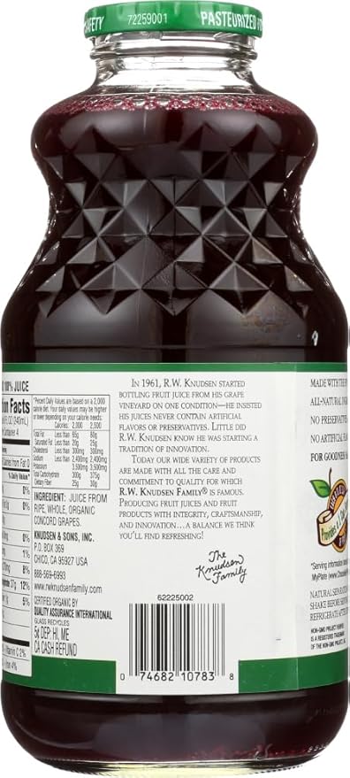 R.W. Knudsen Family BG17432 R.W. Knudsen Family Just Concord - 12x32OZ