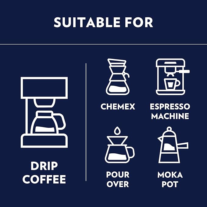 Lavazza Il Filtro Classico Dark Roast Whole Bean Coffee 2.2LB Bag Authentic Italian Blended and roasted in Italy Dark Chocolate and hazelnut aromatic notes