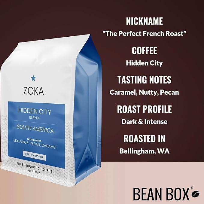 Hidden City - Roasted by Zoka Coffee - Freshly Ground Coffee - 2 Pound Bag