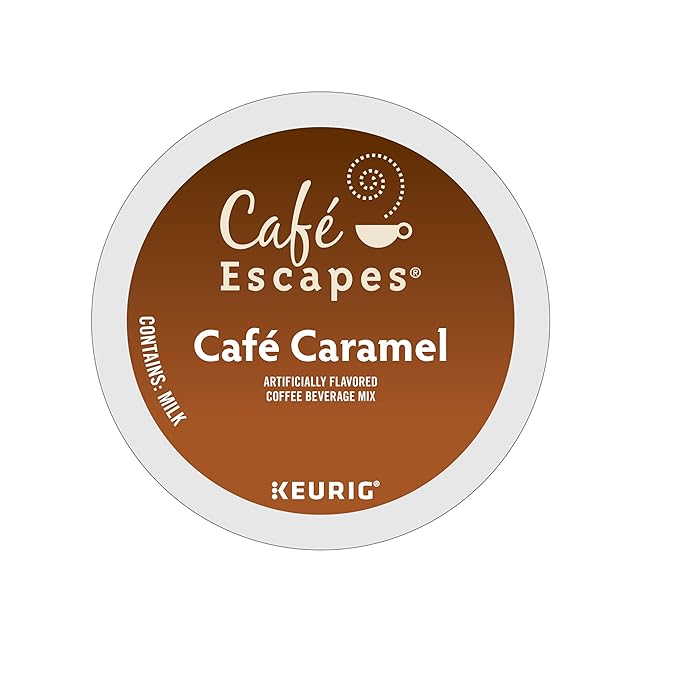Cafe Escapes Cafe Caramel Keurig Single-Serve K-Cup Pods 96 Count