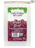 Orchard Splash Grape Blend 100% Juice Based Concentrate 25oz (12 Cartons per Case)