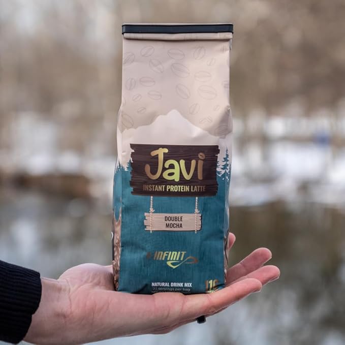 INFINIT Nutrition Javi Instant Protein Latte Mocha Protein Coffee Preworkout Post Workout Recovery