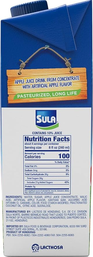 Sula Apple Juice - 12 pack 32 Fl oz (940 ml)