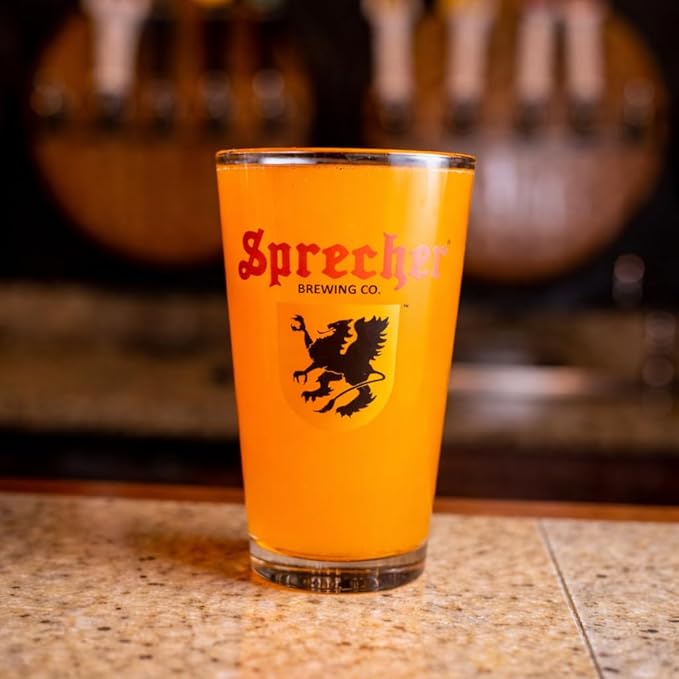 Sprecher Orange Dream 16 fl oz Cans (12 Pack) Fire-Brewed Craft Soda with Real Honey Gourmet Orange Soda Caffeine-Free Handcrafted Soft Drink