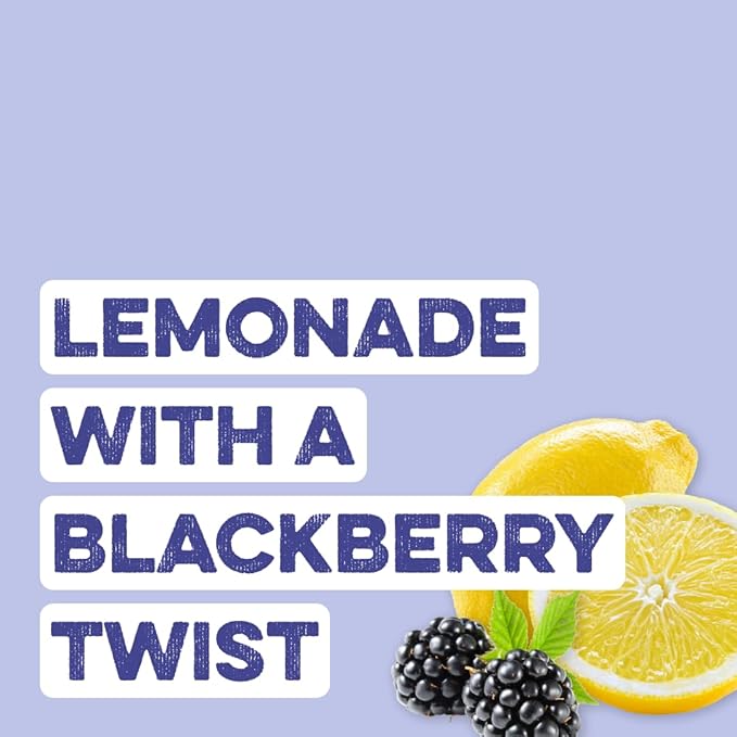 Clean Simple Eats Collagen Powder + Beauty Blend BlackBerry Lemonade Hydrolyzed Collagen Peptides from Grass Fed Bovine &amp Chicken Hyaluronic Acid for Hair Skin Nail &amp Joint Support 30 Se