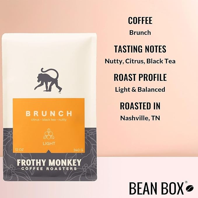 Bean Box Sampler - Roasted by Frothy Monkey Roasters 2-Pack Whole Bean Coffee Gourmet Coffee