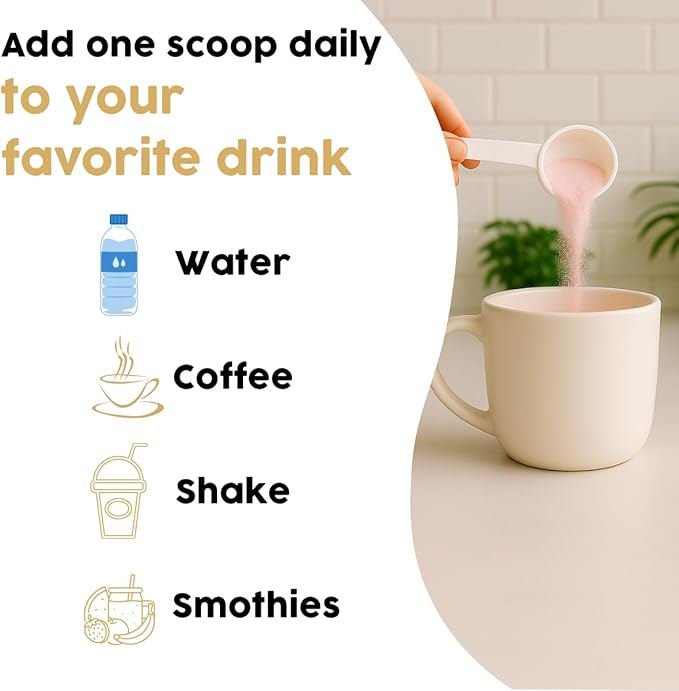 Vital Life Collagen Peptides Powder - Hydrolyzed Collagen with +17 Super Ingredients 1 lb Pineapple Flavor Supplement for Healthy Hair Skin Nails Bones Joints Collagen for Women &amp Men.