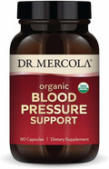 Dr. Mercola Organic Blood Pressure Support - Supports Healthy Circulation - High-Potency Grape Seed Extract - Non-GMO &amp Soy-Free - 90 Capsules (90 Servings)