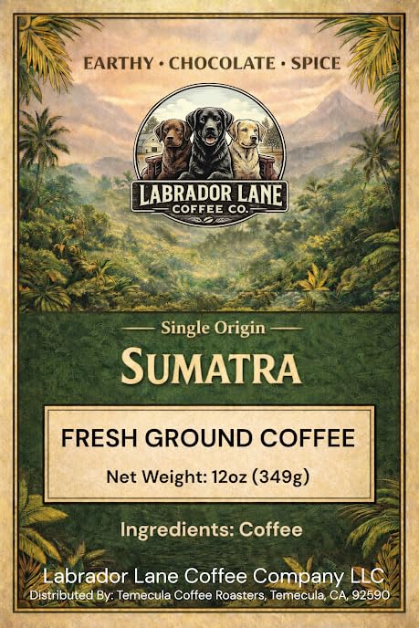Sumatra - Premium Small Batch Single Origin Coffee - 12oz